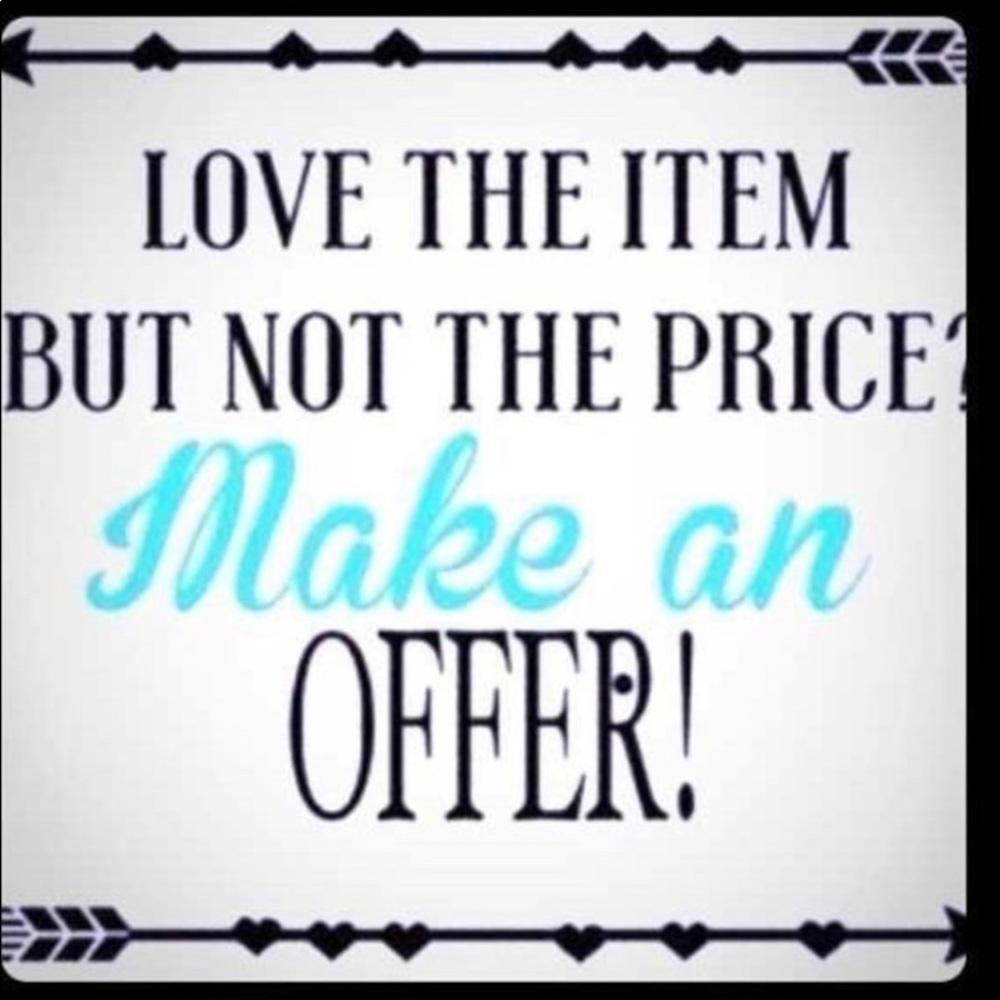 All reasonable offers accepted!